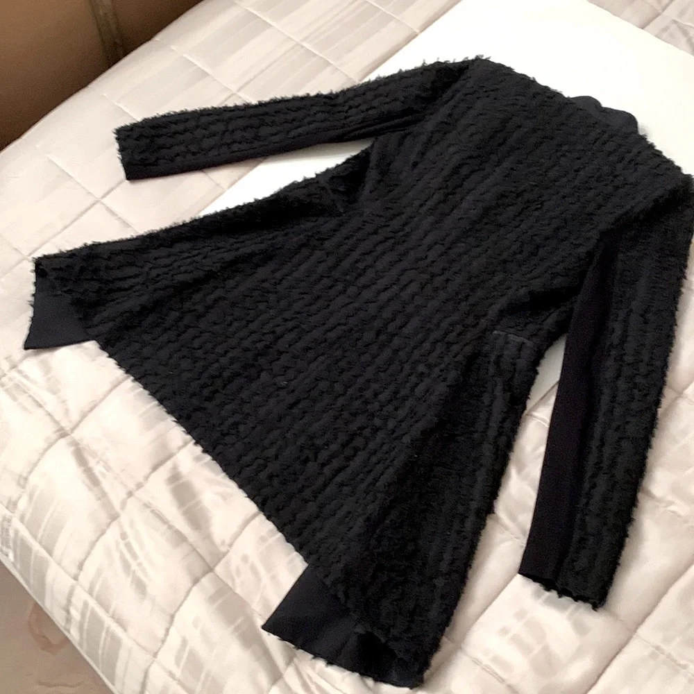 BCBG Black Long Coat - Picture 11 of 16